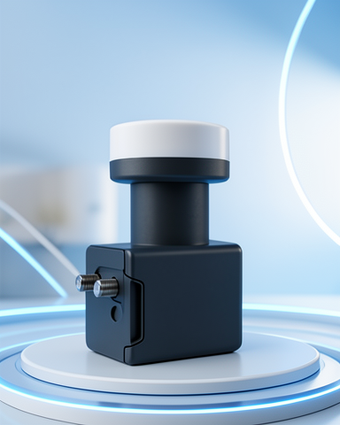 0.1 dB Ku Band 4K Ultra HD Uyumlu Twin Çıkışlı Uydu Anten LNB