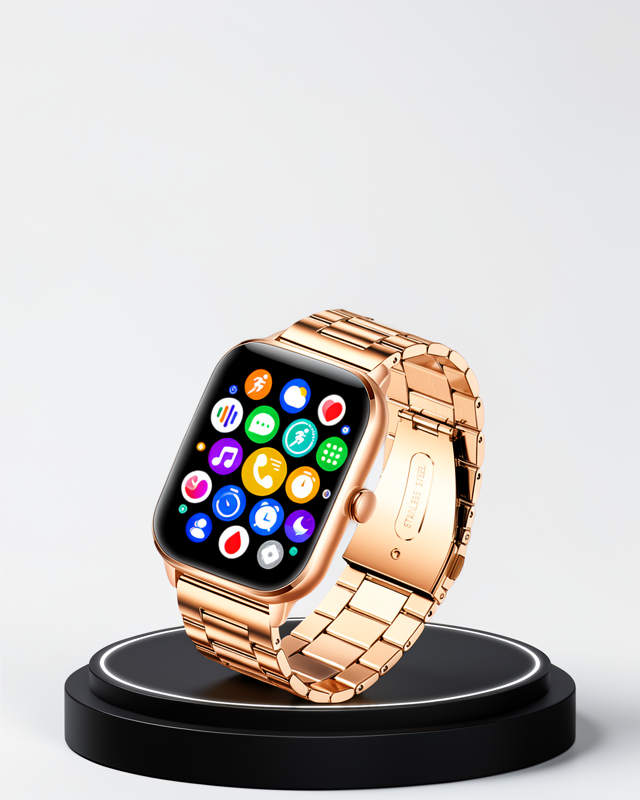 IOS ve Android ile Uyumlu 41 mm Kavisli Kasa Akıllı Saat