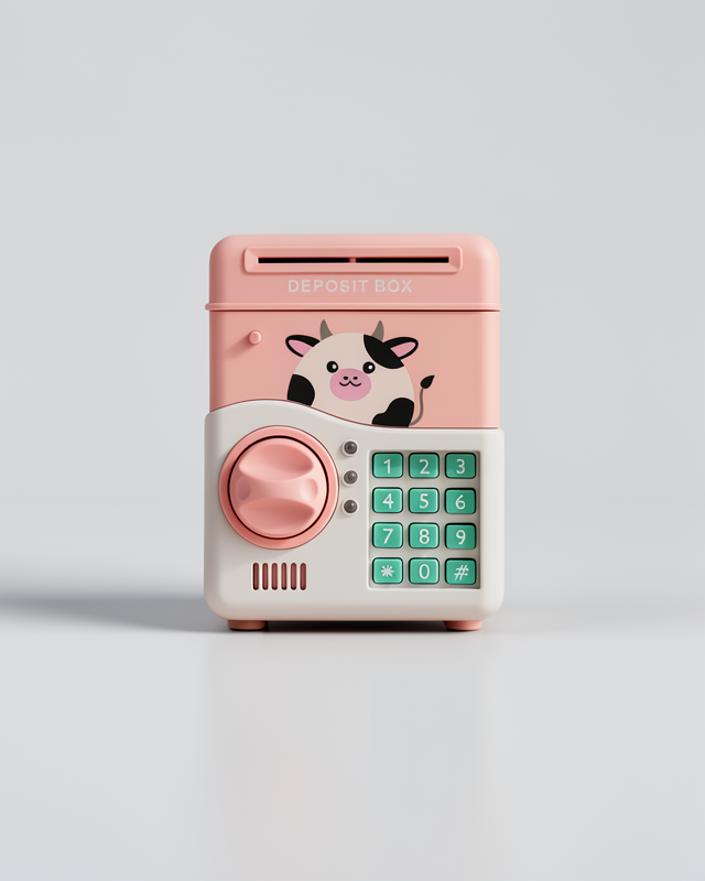 Pembe SAM51 Müzikli Işıklı Kumbara