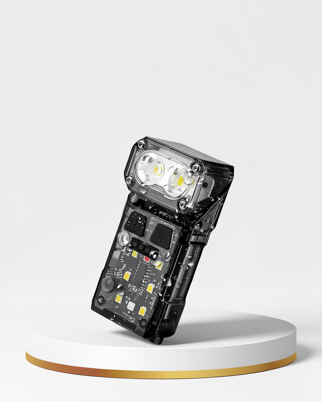 Manyetik Sensörlü 10 Saat Pil Kapasiteli LED Far Kamp ve Outdoor İçin
