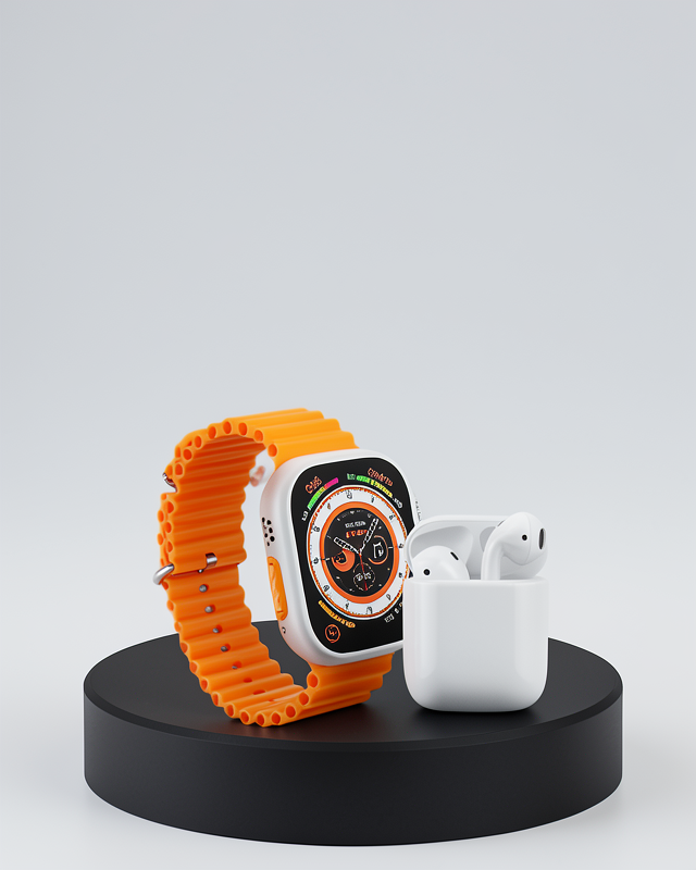 Sesli Görüşme Özellikli Kulaklık Seti ile Watch 9 Max Akıllı Saat