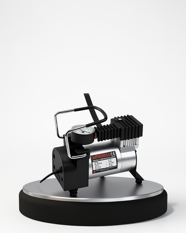 12V 140 PSI Hızlı Şişirme Metal Gövdeli Oto Lastik Hava Kompresörü