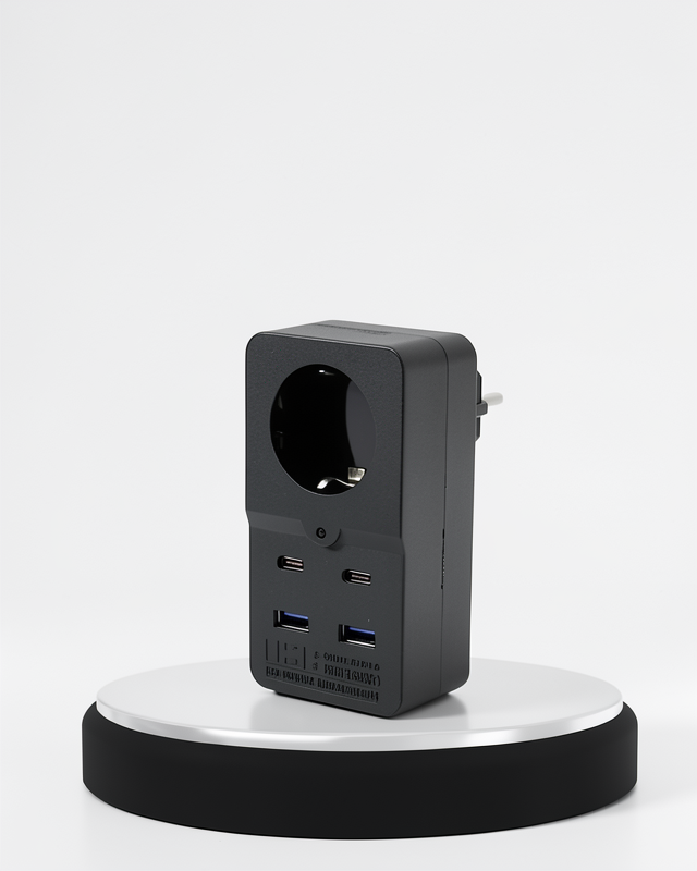 Winnboss 4 USB Type C Destekli Yüksek Isı Dayanımlı Akım Korumalı Priz
