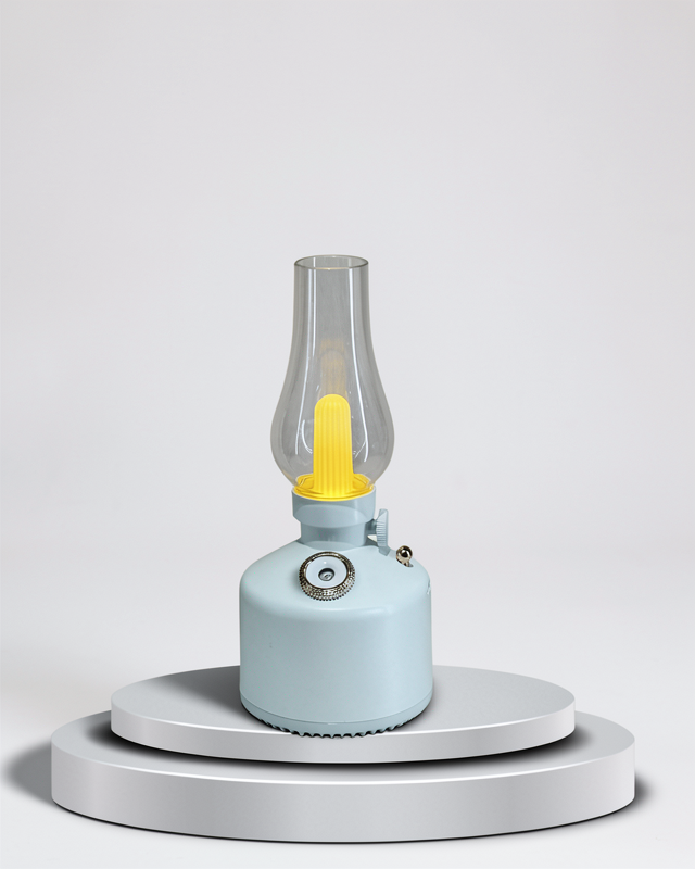 Aroma Terapi Mist Maker Renkli Led Işıklı Retro Gaz Lambası