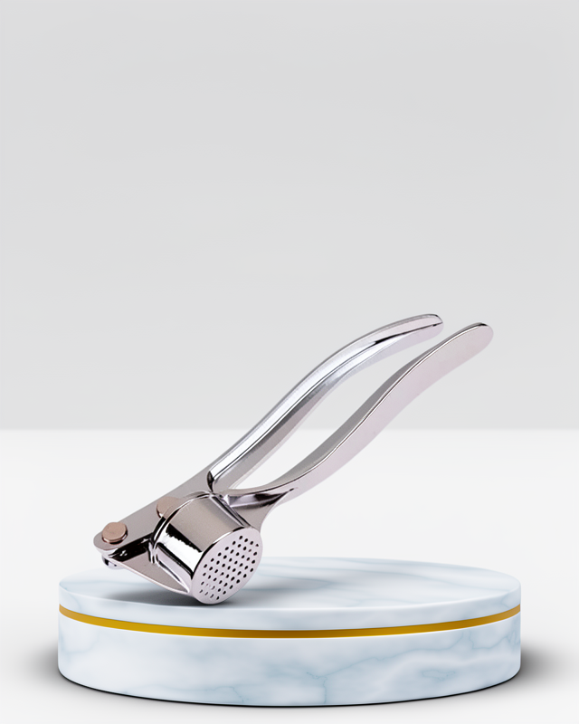 Ergonomik Tutma Özelliğine Sahip Metal Sarımsak Ezici ve Güçlü Presleme