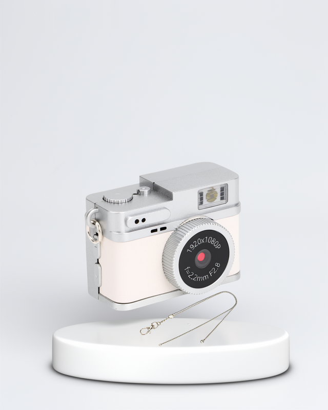 Taşınabilir Retro Model Mini HD Dijital Kamera 1080P Kordonlu