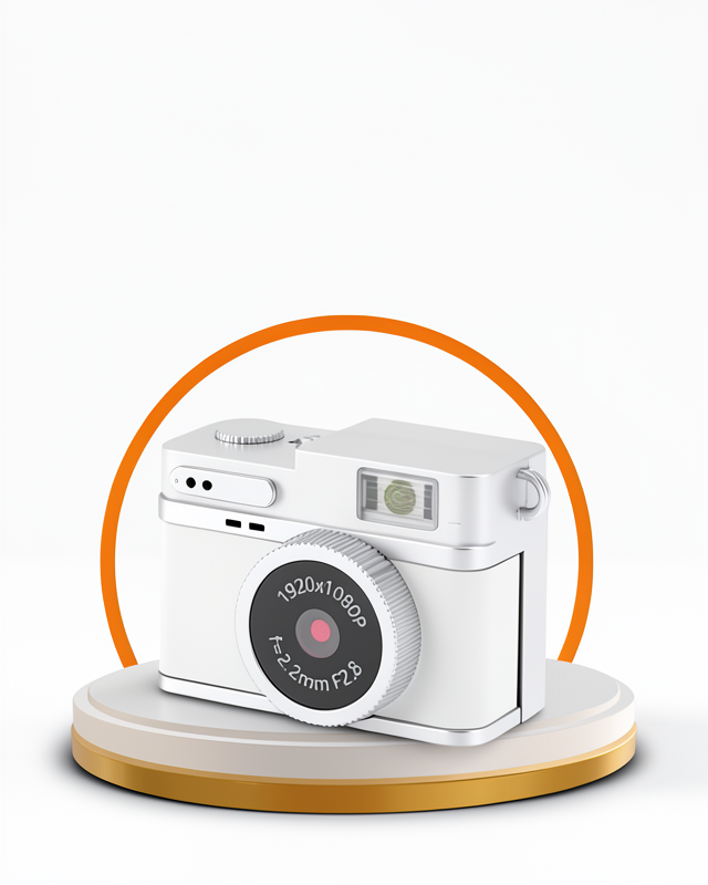 128GB Hafıza ile 1080P Video Çeken Retro Tasarımlı Kompakt Mini Kamera