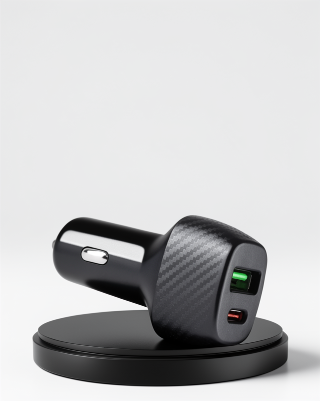 Type-C + USB Çift Çıkışlı 38W PD Destekli Araç Şarj Cihazı Hızlı Şarj