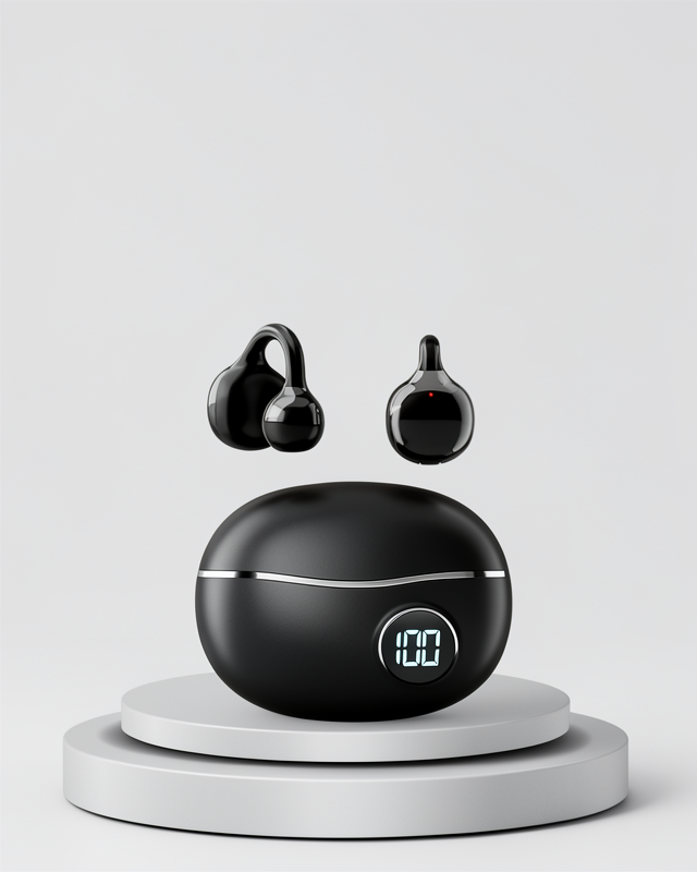 Açık Kulak Tasarımı ve Hızlı Şarj ile Bluetooth 5.4 Kablosuz Kulaklık