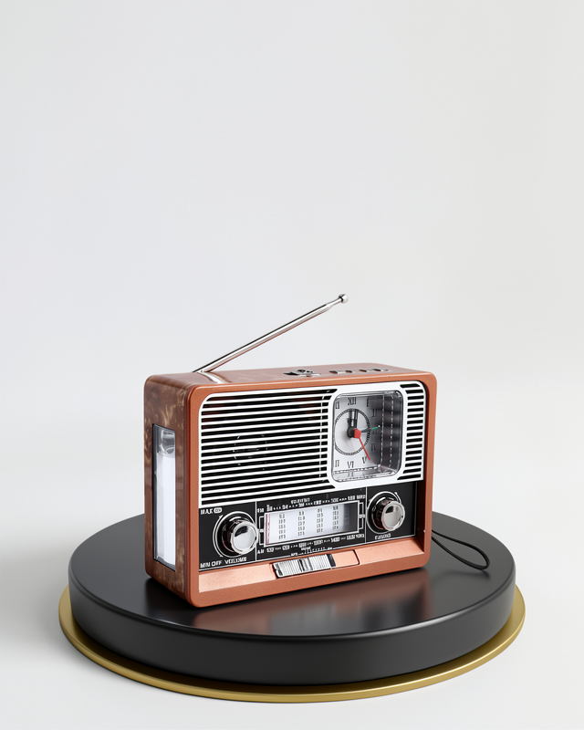 Şık Tasarıma Sahip Nostaljik Radyo ve 2 Yıl Güvenilir Garanti
