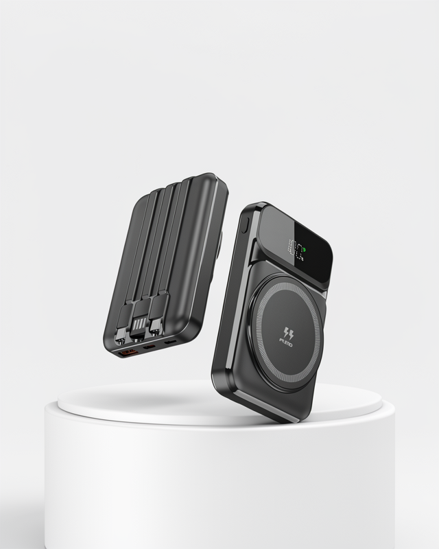 10000 mAh Kapasiteye Sahip 15W Kablosuz Şarjlı Powerbank – Type-C Hızlı Şarj