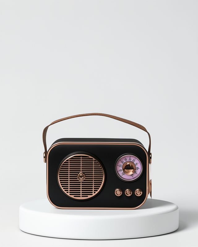 Şık Tasarımlı Nostaljik Retro Radyo – FM, USB ve Bluetooth Özellikleriyle