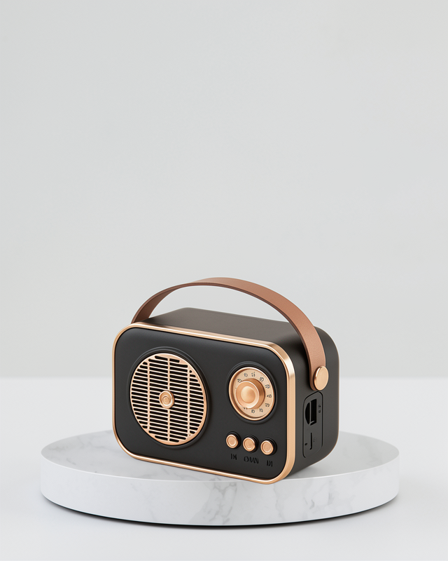 Nostaljik Hoparlör – FM Destekli Bluetooth'lu Retro Radyo
