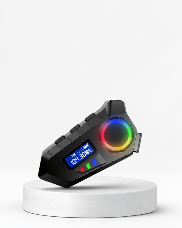 LED Göstergeli, IP65 Su ve Toz Geçirmez Bluetooth 5.4 İnterkom