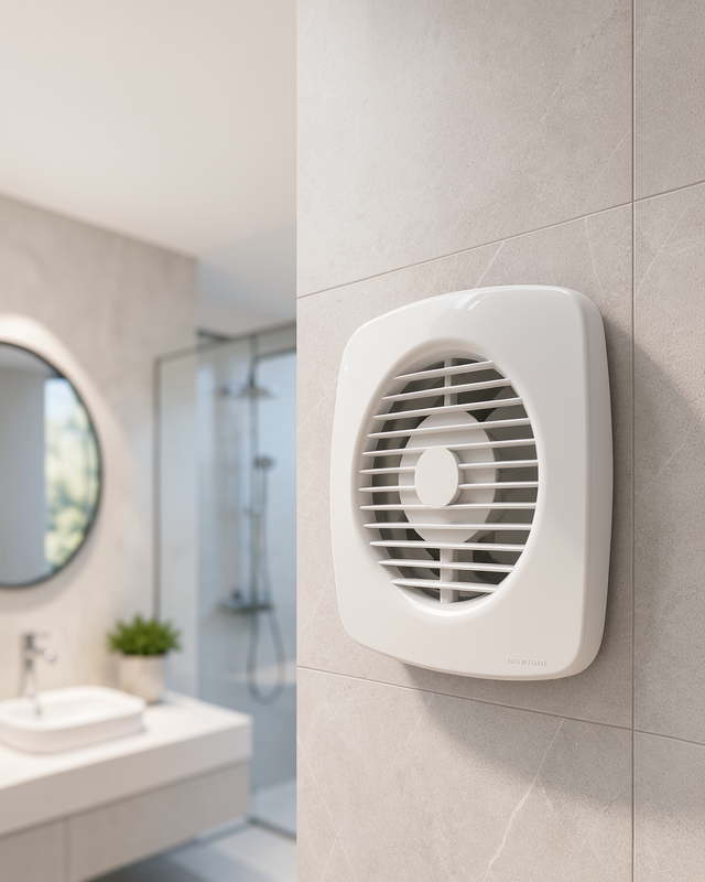 Dekoratif Ev Tipi Aspiratör 16 W 180 m³/h Banyo Mutfak WC Havalandırma
