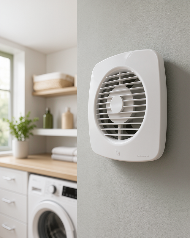 16 W 120 mm Havalandırma ve Hava Tahliye Fanı Banyo WC Mutfak Aspiratörü