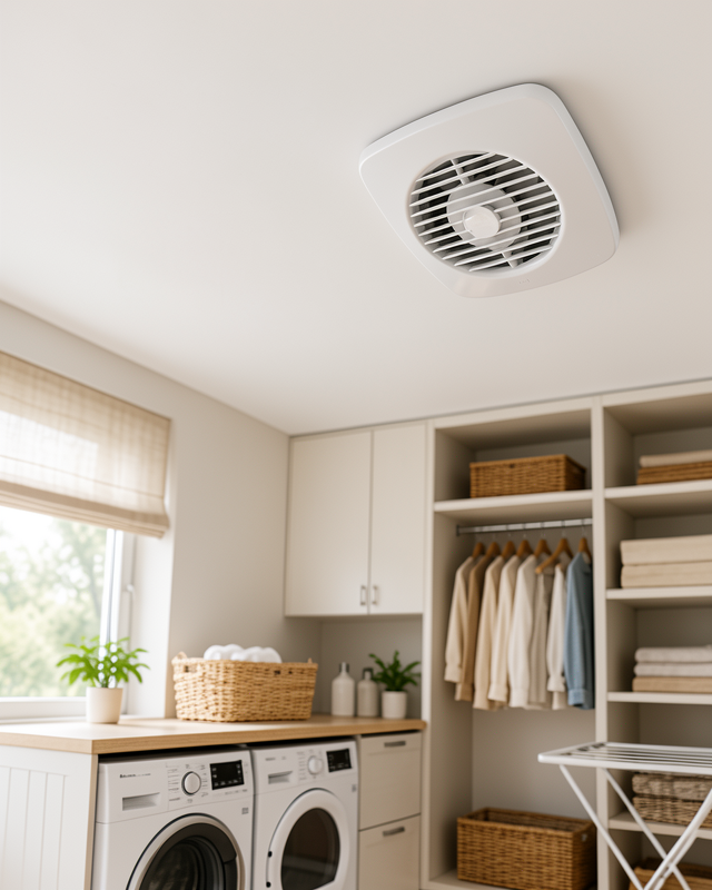 Dekoratif 120 mm Aspiratör 16 W 180 m³/h Banyo Mutfak WC Havalandırma Fanı