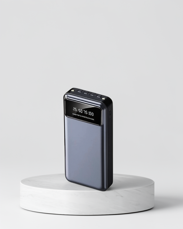 20000 mAh Hızlı Şarjlı ve LED Fenerli 4 Portlu Powerbank