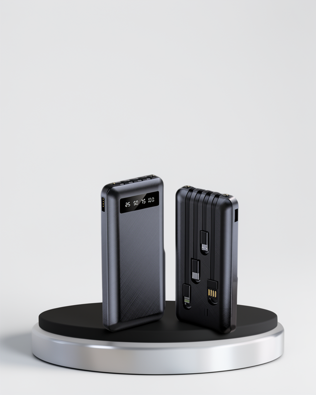 LED Fenerli ve Çoklu Güvenlik Korumasına Sahip 20000 mAh Powerbank