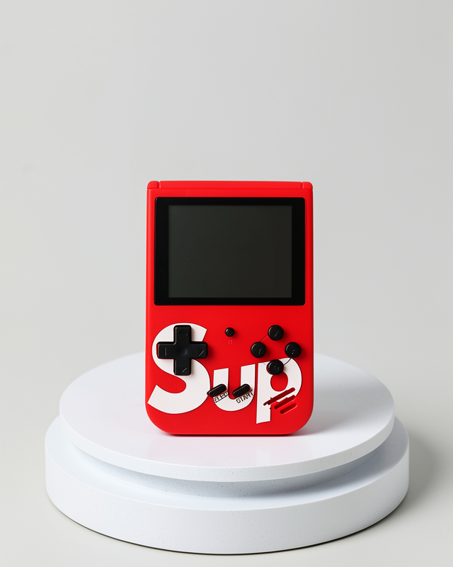 SUP Retro El Konsolu – 500 Oyun, 3 İnç Ekranlı, Şarjlı Mini Atari, TV Bağlantılı