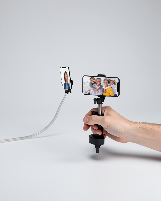 Kablosuz, Hafif ve Yüksek Çözünürlükte Çekim İçin Bluetooth Selfie Çubuğu