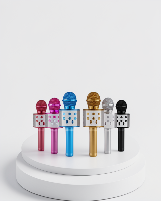 Yankı Efektli Kablosuz Bluetooth Karaoke Mikrofon
