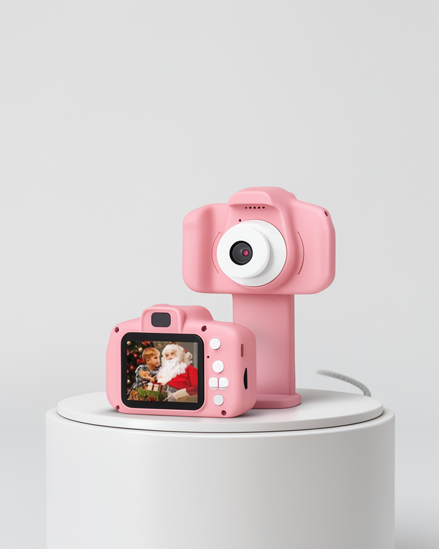 Mini Pembe 1080p HD Çocuk Kamerası – 8MP, Video Kaydı, TF Kart Desteği