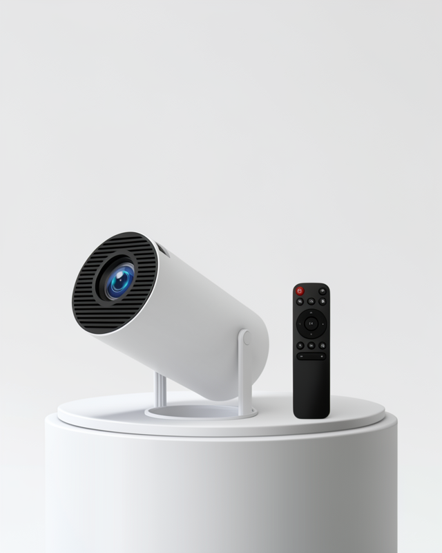 WiFi ve HDMI Bağlantılı 4K Destekli Full HD Projeksiyon Cihazı – 130 inç Ekran