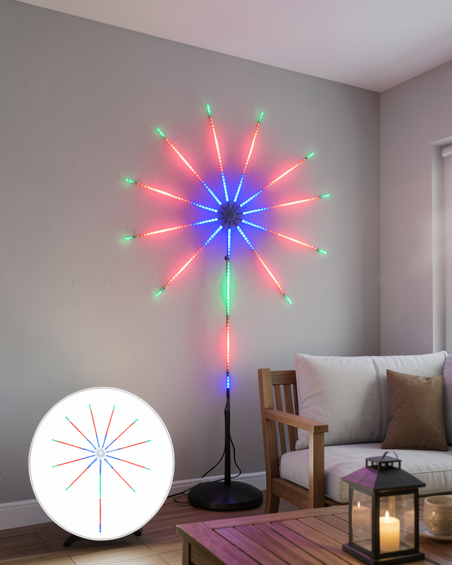 Yeni Nesil Uzaktan Kumandalı Modüler RGB LED Duvar Işığı Efektli