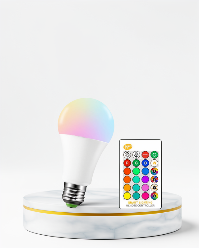 Akıllı LED Ampul 9 Watt Beyaz Işık ve Renk Ayarı