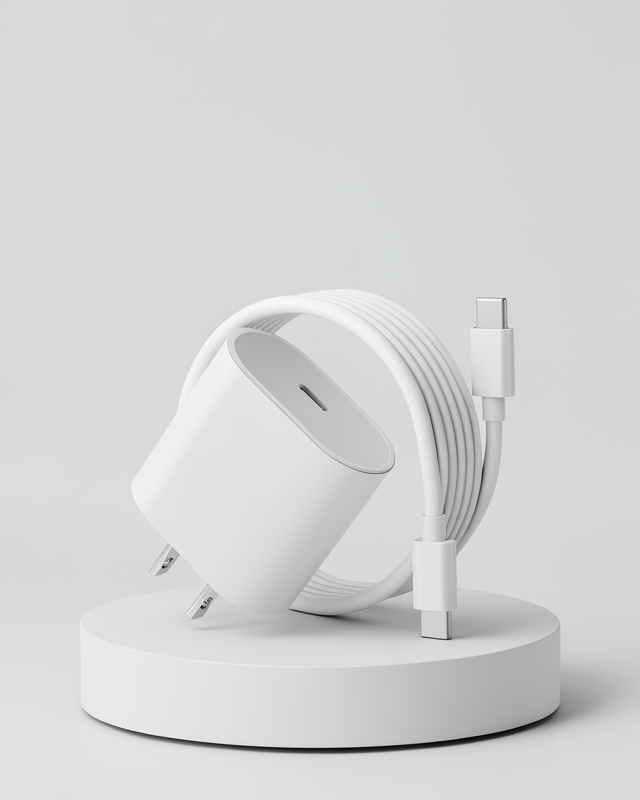 20W Güvenli USB-C Hızlı Şarj Adaptörü, iPhone ve iPad ile Uyumlu