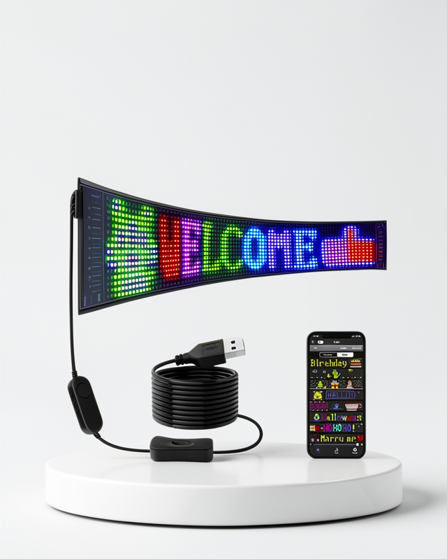 Estetik Atmosfer Işığı Gece Kullanımına Uygun Pixel RGB LED Panel
