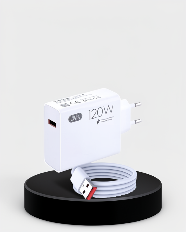 Type-C Uyumlu 120W Mi Turbo Hızlı Şarj Cihazı Akım Koruma Özellikli
