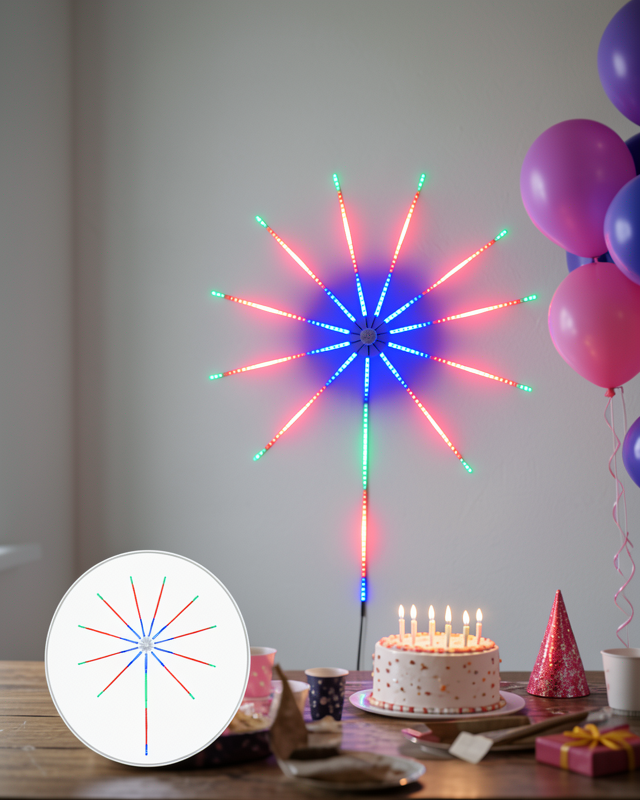 Yeni Nesil Sökülebilir Kollu Işık Sistemi RGB LED Duvar Dekoru