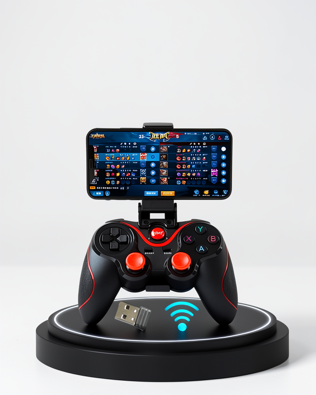 Bluetooth Oyun Kumandası, 14 Tuş ve Çift Analog Joystick ile