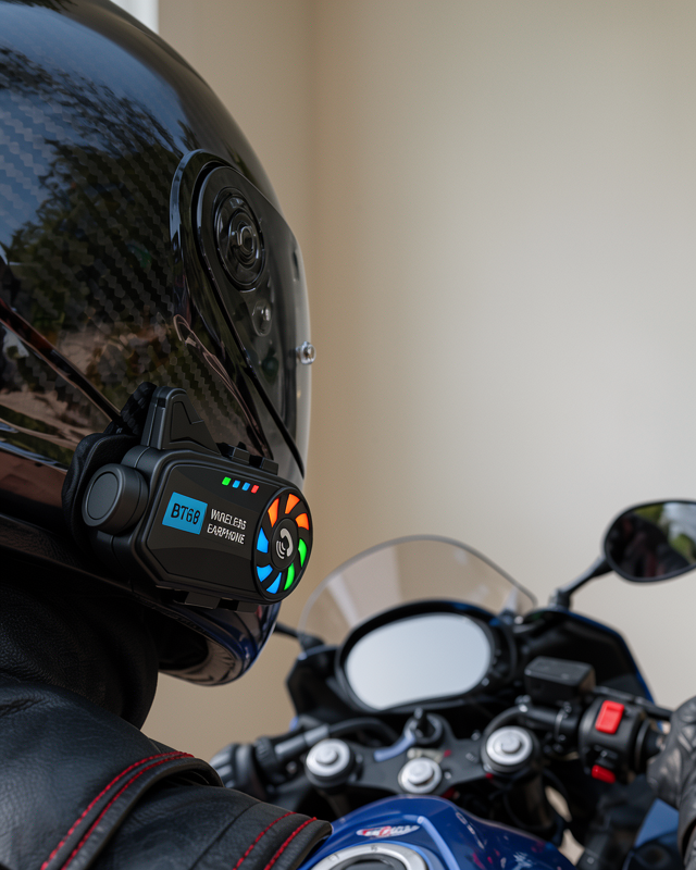 Bluetooth ve Uzun Pil Özellikli Gece Görüş Destekli Motosiklet Kask Kamera Sistemi