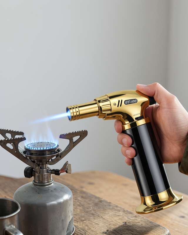 Alev Ayarlı Mutfak Barbekü Torch Doldurulabilir Pürmüz Çakmak