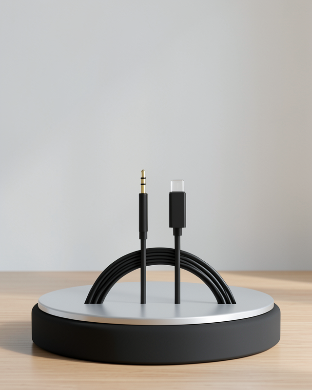 3.5mm Aux Ses Çıkışına Dönüştüren iPhone Uyumlu Lightning Adaptör Kablo