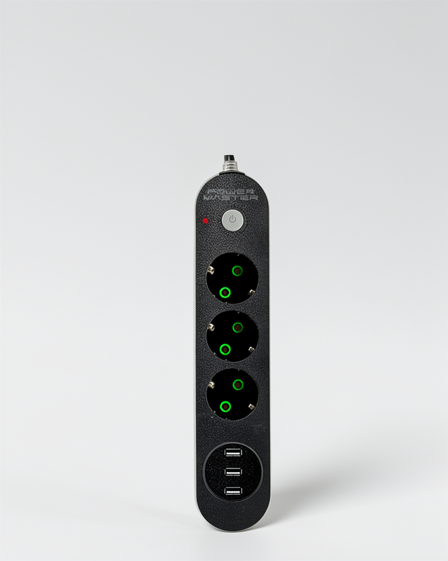 CXE103 Modeli 3 USB Portu Olan Üçlü Priz