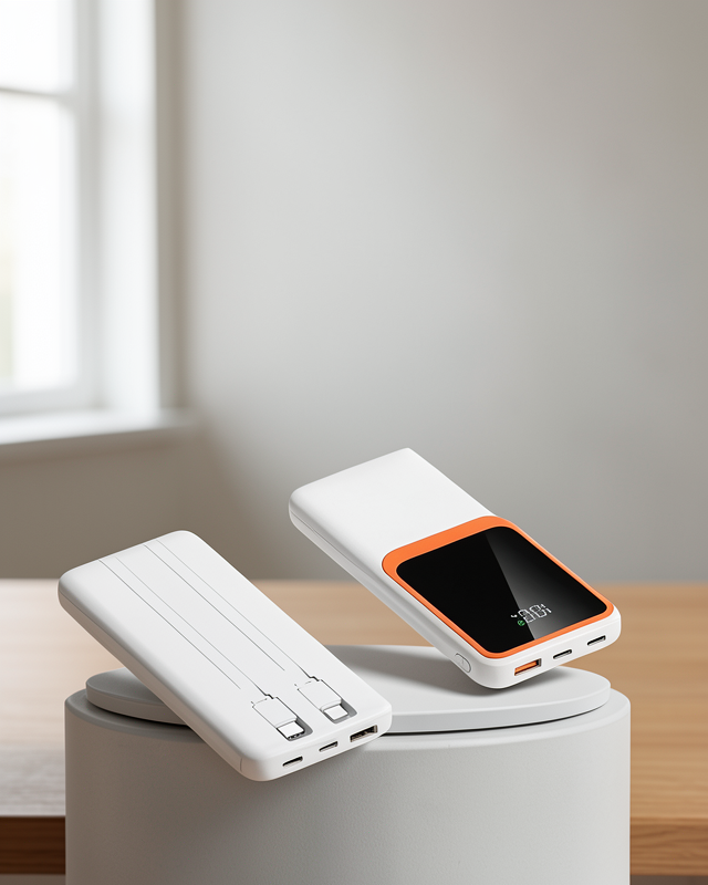 Çift Çıkışlı Type-C ve Lightning Uyumlu 10000 mAh Taşınabilir Powerbank