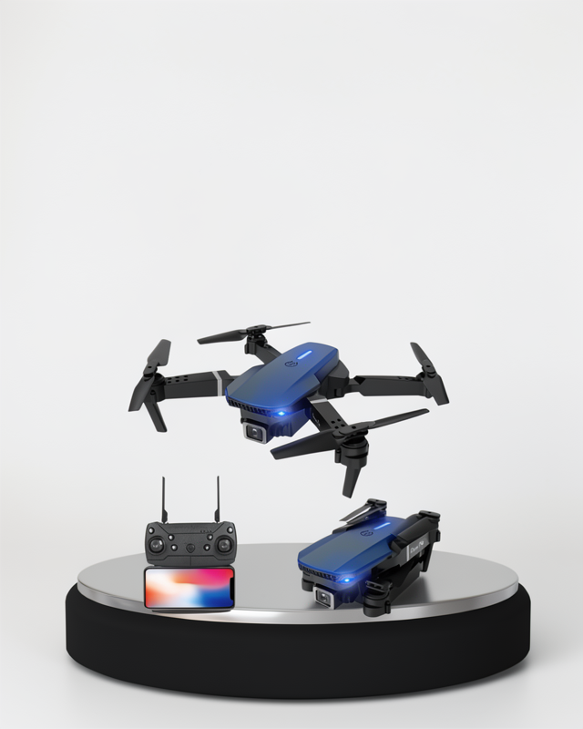 Katlanabilir 2.4G 4CH Drone 100 Metre Uçuş Mesafesiyle