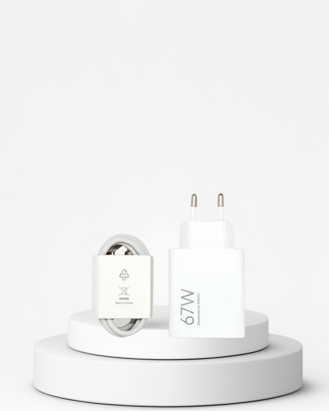 Type-C Set Yüksek Isı Dayanımlı 67W Hızlı Şarj Cihazı
