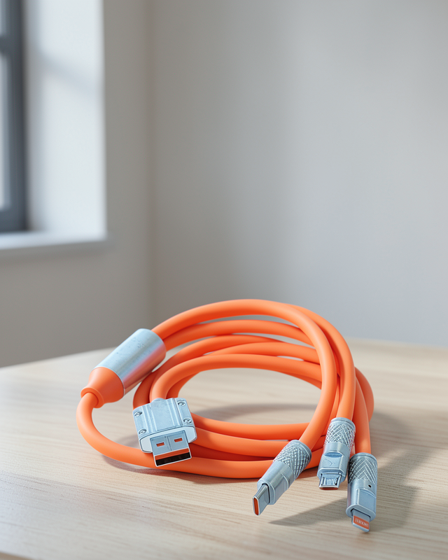 USB Type-C 120W Hızlı Şarj Kablosu, Çoklu Kullanım ve İOS Uyumlu