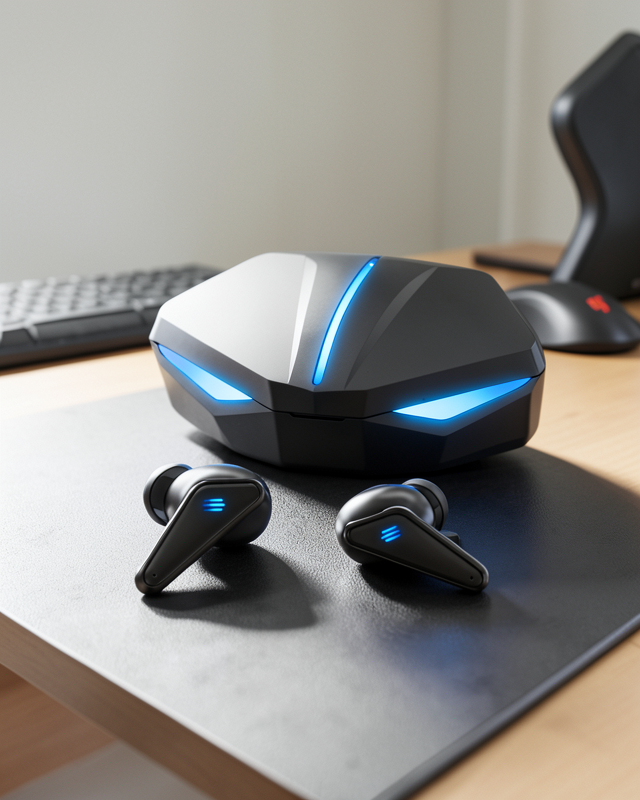 RGB Işıklı Düşük Gecikmeli Bluetooth Kulaklık Oyuncu Kulaklığı