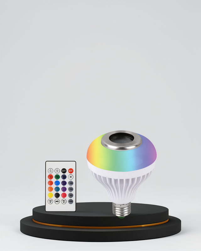 Dahili Hoparlör ve Renkli Işık Özellikli 12W LED Ampul