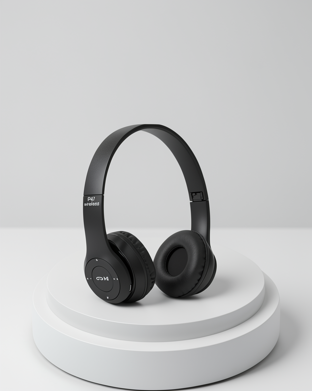 Kablosuz Kulak Üstü Kulaklık | Bluetooth 5.0, Stereo Ses ve Katlanabilir Tasarım