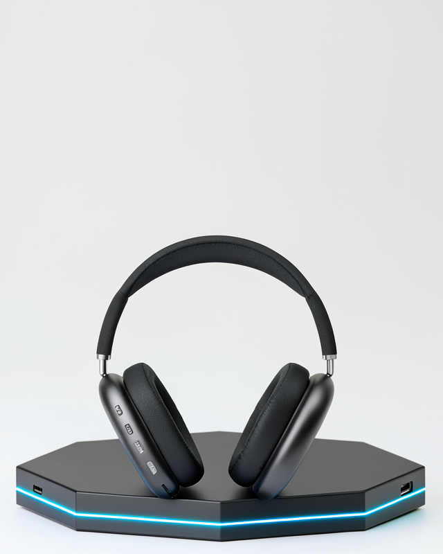 Kablosuz Kulaklık Bluetooth V5.0 | Katlanabilir, Mikro USB Girişli