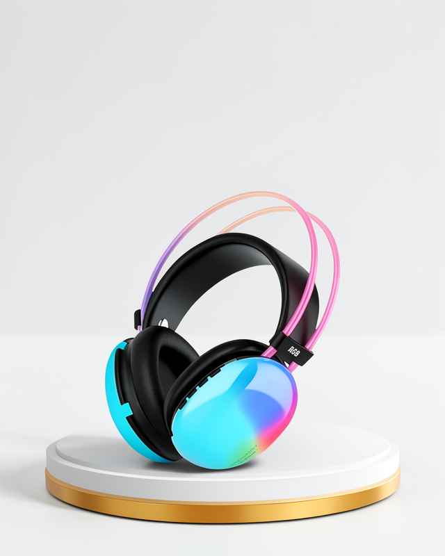 RGB Işıklı Düşük Gecikmeli Bluetooth 5.3 Oyun Kulaklığı