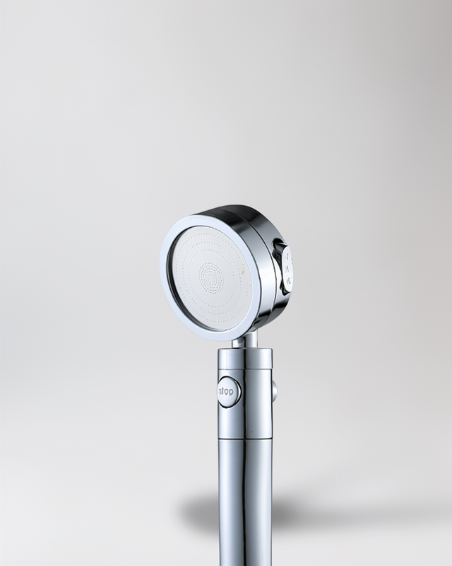360° dönebilir duş başlığı, sağlam metal hortum bağlantılı