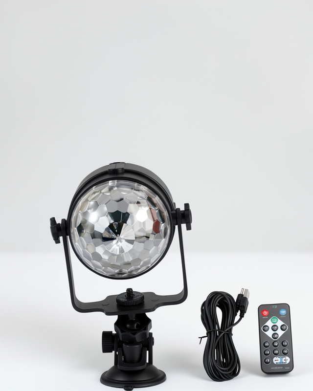 Dayanıklı Plastik Kristal LED Disko Işığı, Taşınabilir 3 Watt